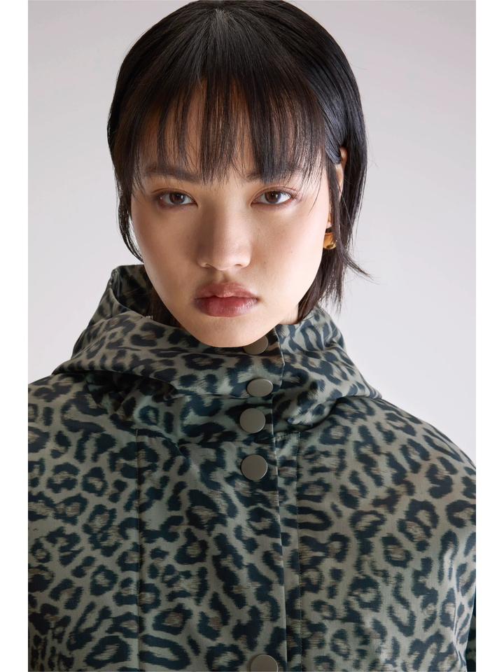 Korte jas in dierenprint Jenna Bellerose dames
