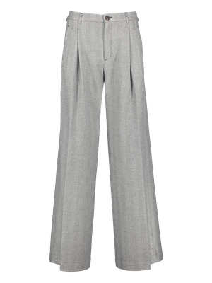 Grijze herringbone broek Volkert Bellerose