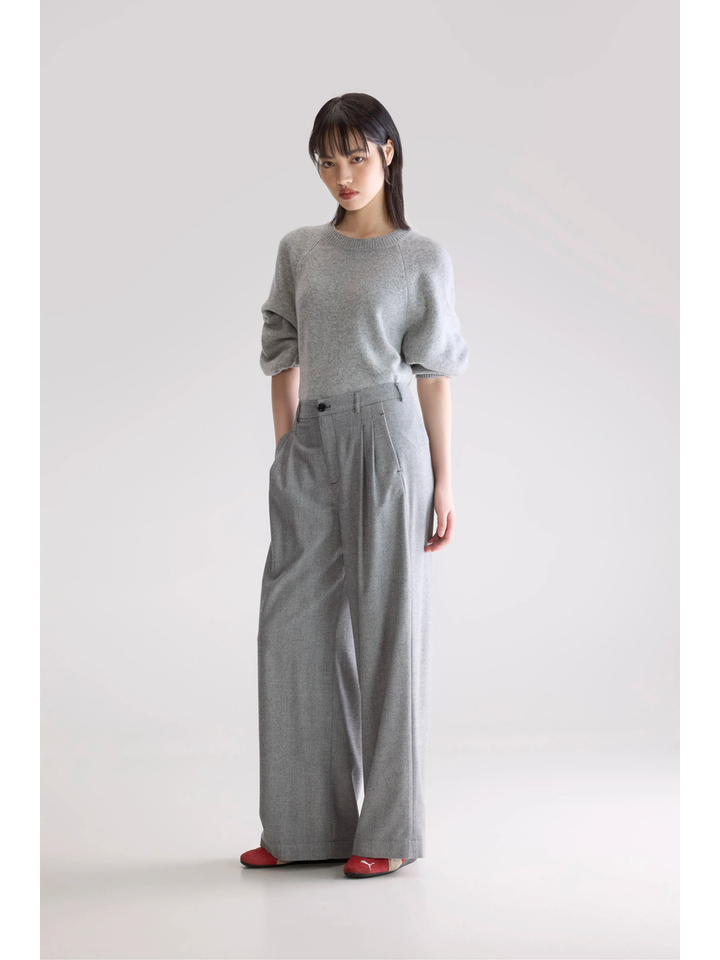 Grijze herringbone broek Volkert Bellerose