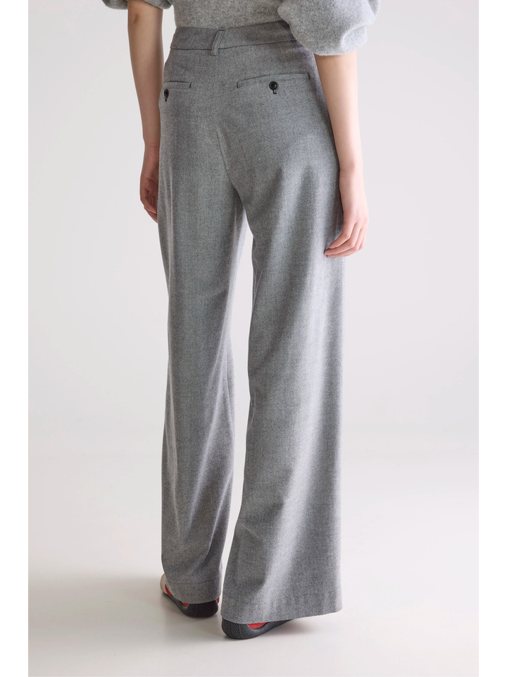 Grijze herringbone broek Volkert Bellerose