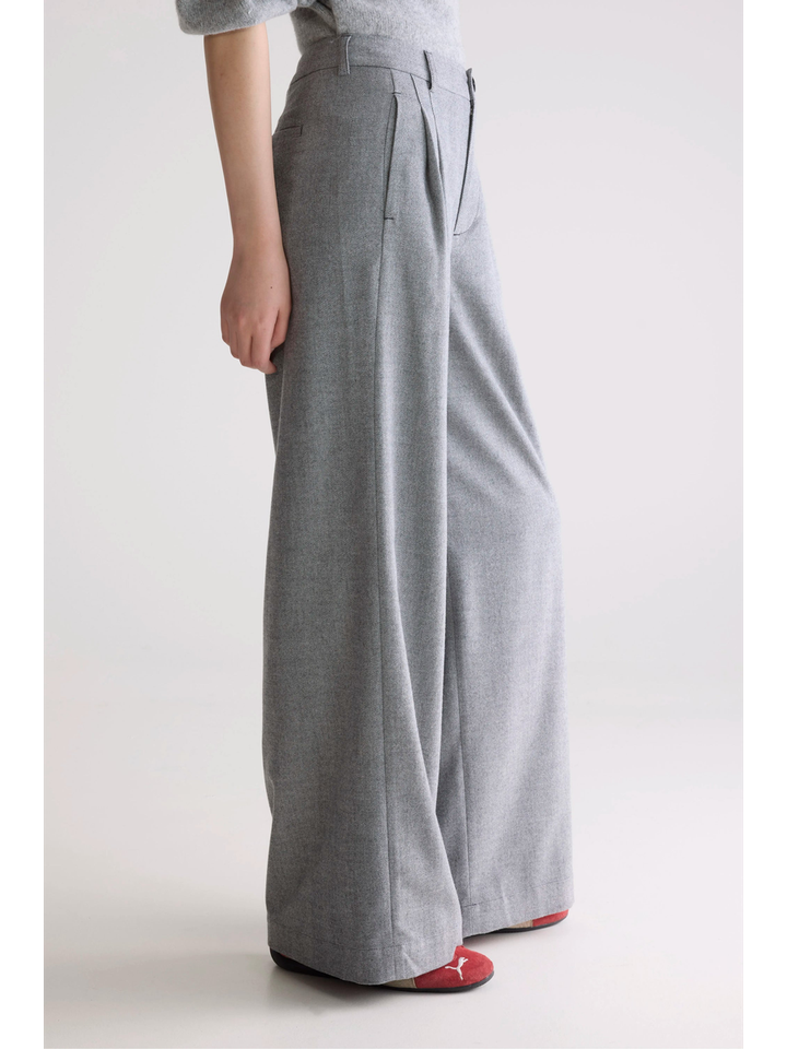 Grijze herringbone broek Volkert Bellerose