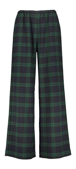 Blauwgroene geruite lange broek sleepy Bellerose