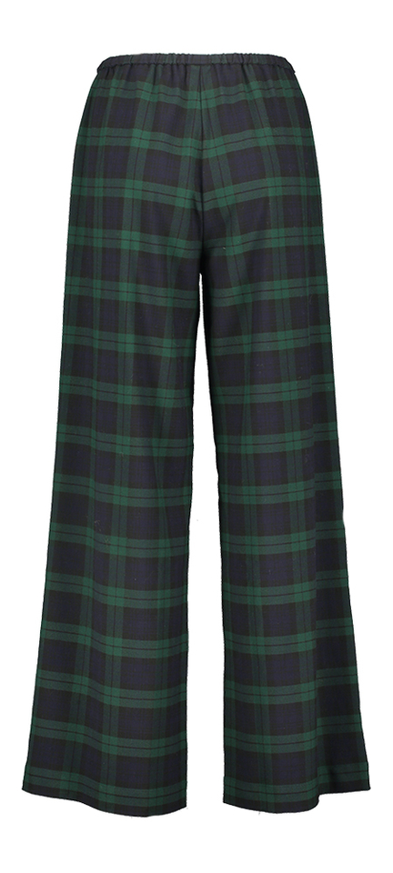 Blauwgroene geruite lange broek sleepy Bellerose