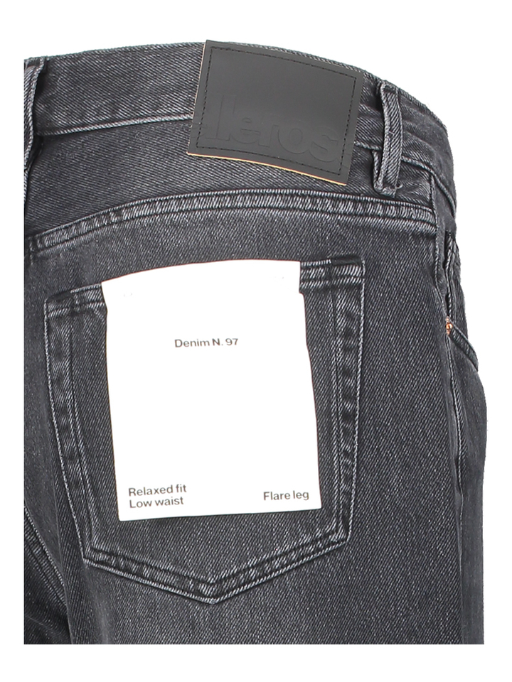 Donkergrijze losse fit jeans Kansas Bellerose