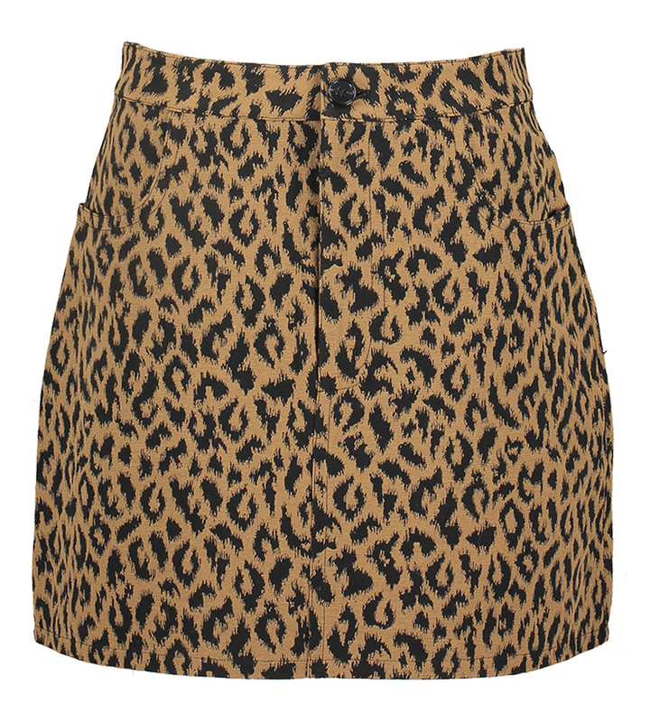 Korte rok in dierenprint Sour Bellerose 