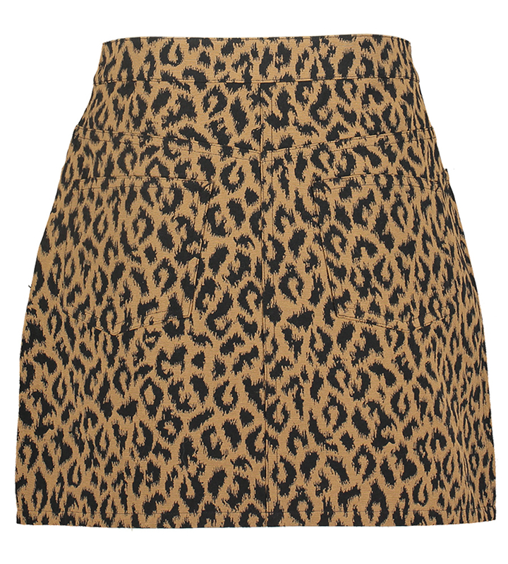 Korte rok in dierenprint Sour Bellerose 