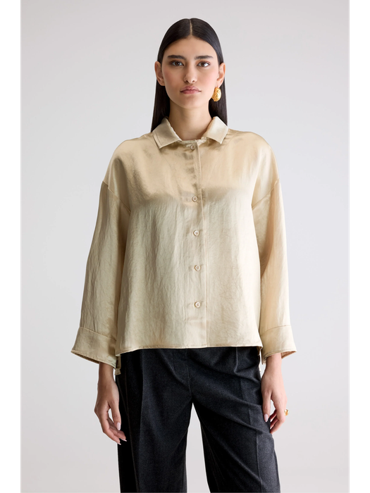 Goud kleurige bloes Seattle Bellerose