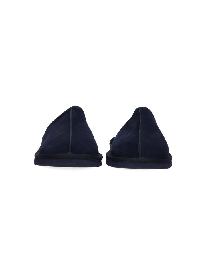 Donkerblauwe pantoffels Isotoner