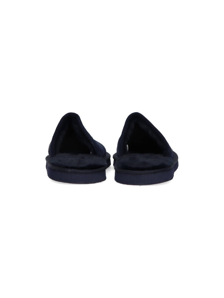 Donkerblauwe pantoffels Isotoner