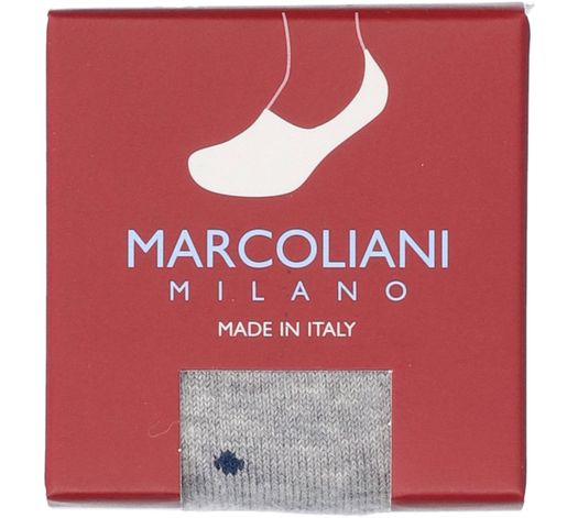 Grijze korte kousen met stippen Marcoliani