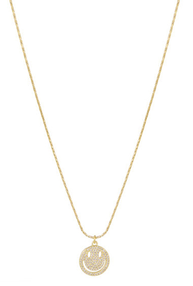 Sparkling smiley ketting Ellen Beekmans