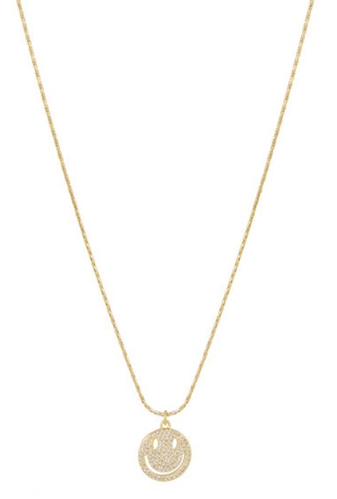 Sparkling smiley ketting Ellen Beekmans