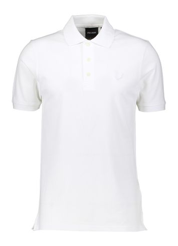 Witte polo met wit merklogo Lyle & Scott