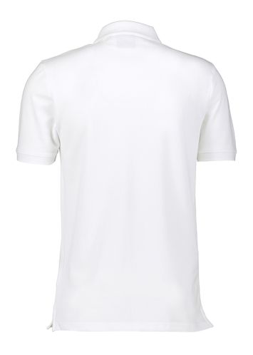 Witte polo met wit merklogo Lyle & Scott