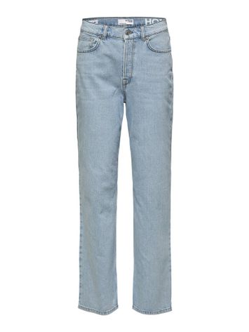 Lichtblauwe straight fit jeans Selected 