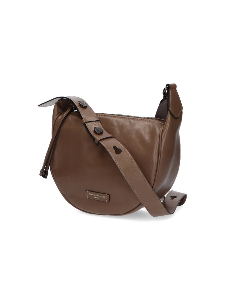 Taupe schoudertas Charlotte Gianni Chiarini