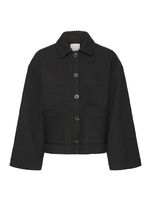 Zwarte vest Kate Quilted Ichi
