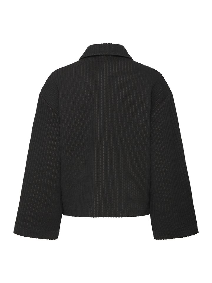 Zwarte vest Kate Quilted Ichi