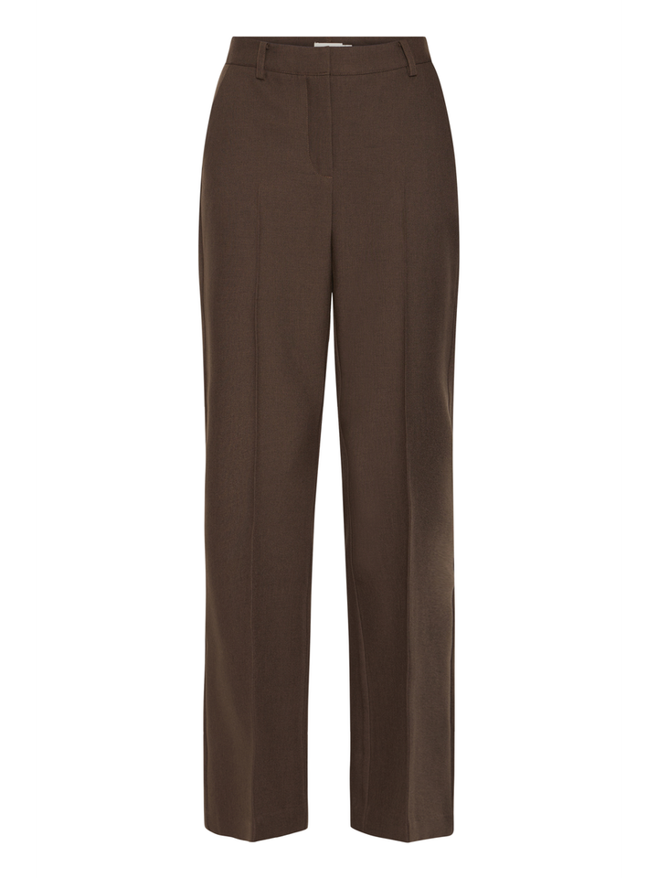 Bruine lange broek Lexi Ichi 