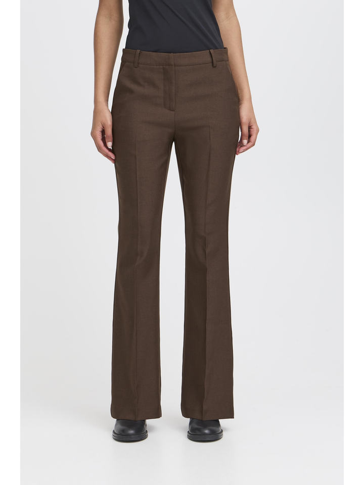 Bruine lange broek Lexi Ichi 