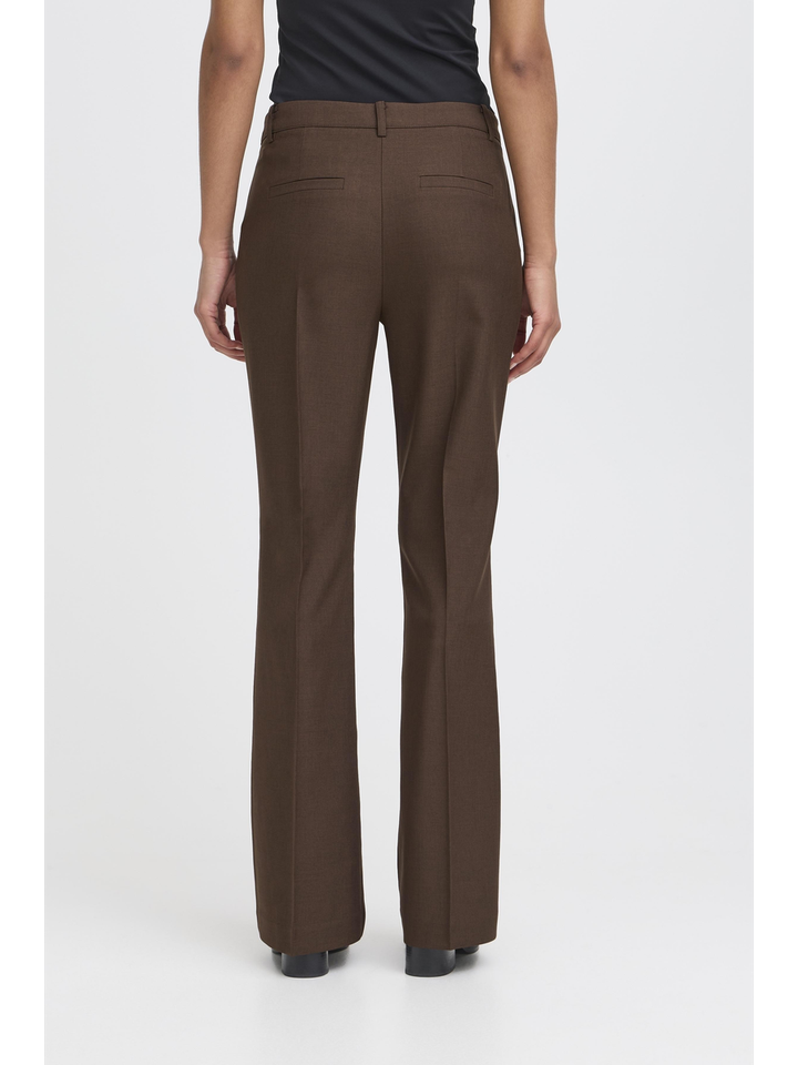 Bruine lange broek Lexi Ichi 