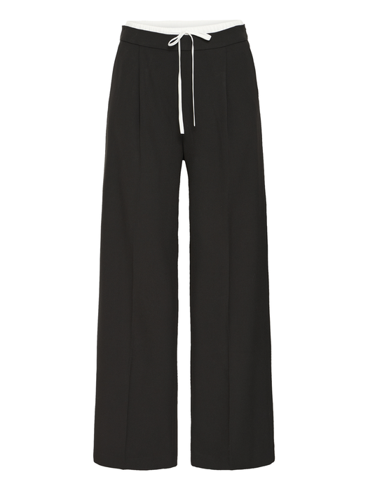 Zwarte lange wijde broek Kyrra Ichi