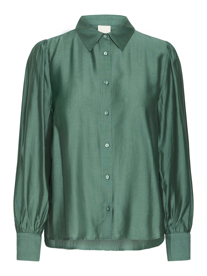 Groene blouse met lange mouwen Karlani Ichi 