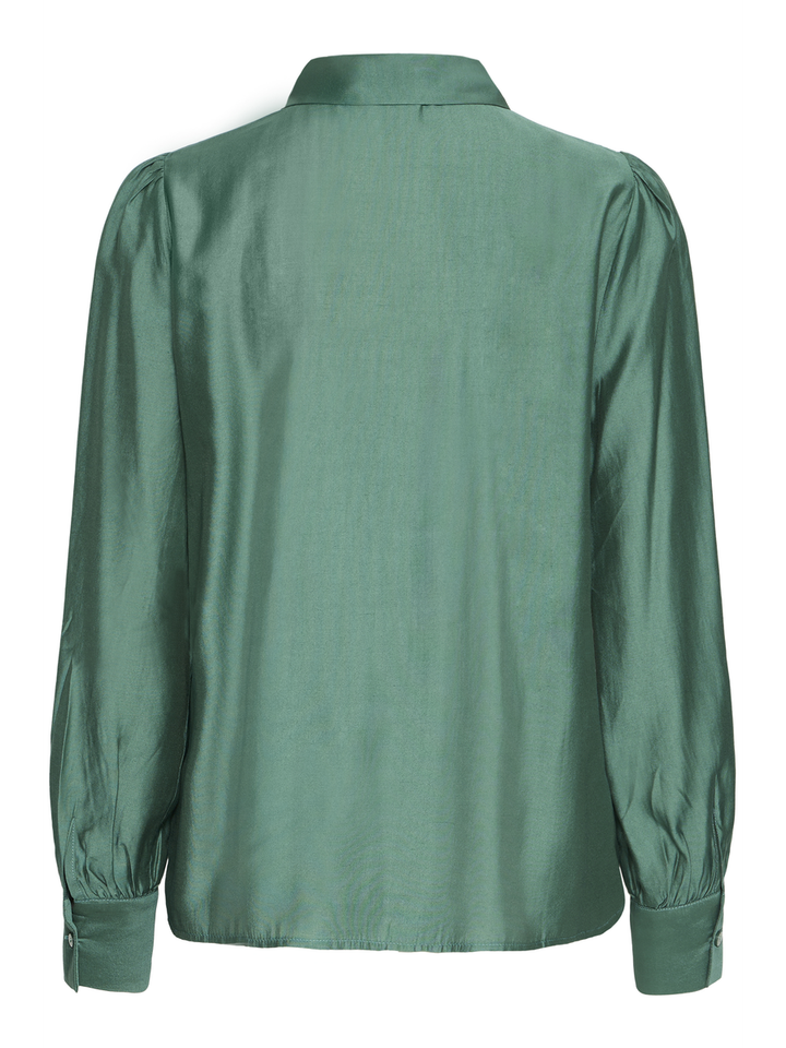 Groene blouse met lange mouwen Karlani Ichi 