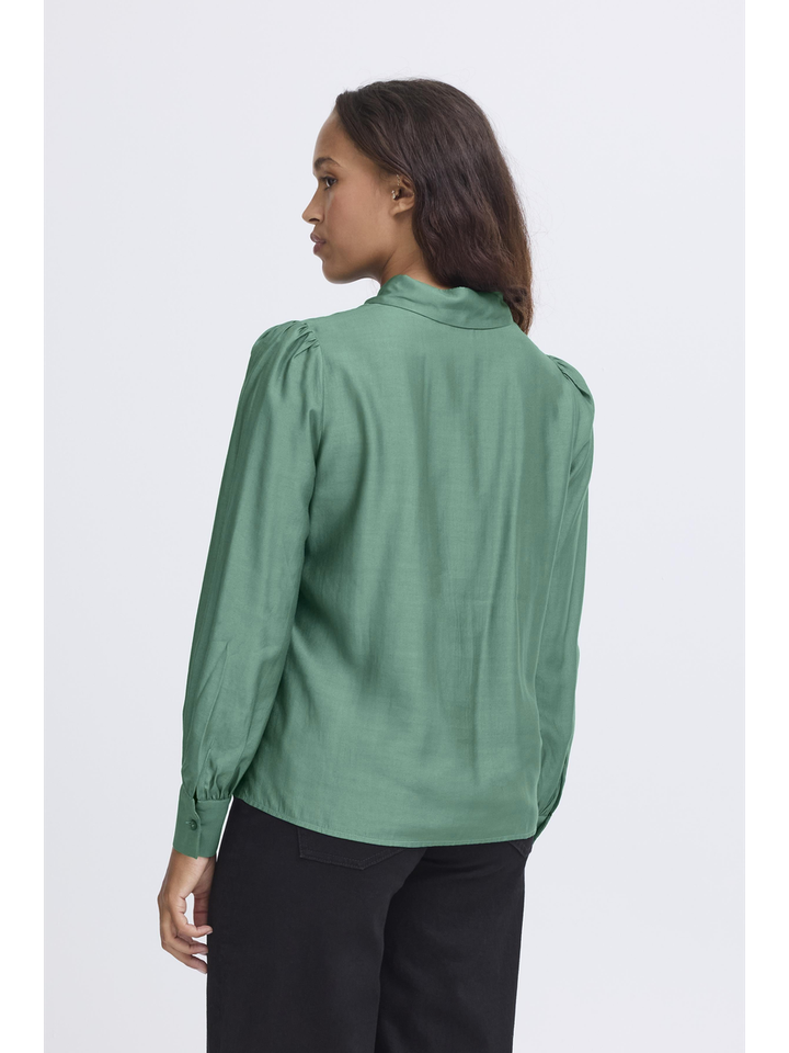 Groene blouse met lange mouwen Karlani Ichi 