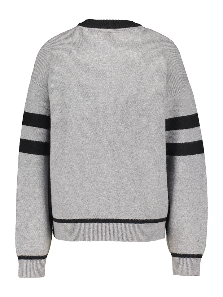 Grijz etrui met zwarte opdruk Co'Couture