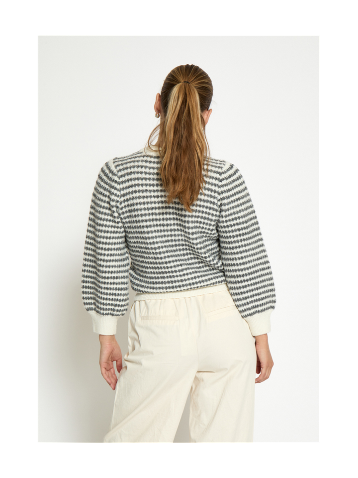 Beige gestreepte trui Camilla Peppercorn 