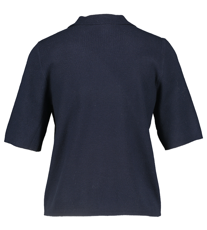 Donkerblauwe gilet met korte mouwen Kaylee Peppercorn 