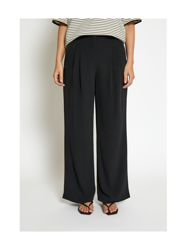 Zwarte geklede broek Jonne Peppercorn 