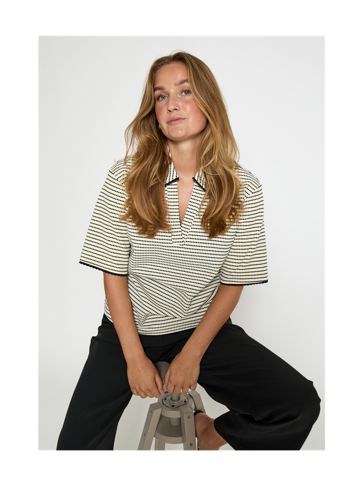 Zwarte geklede broek Jonne Peppercorn 