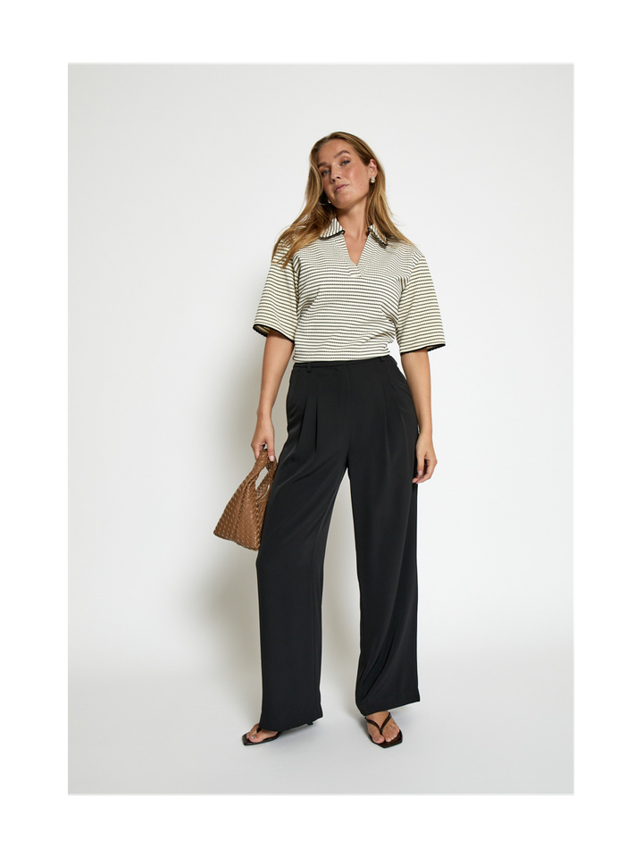 Zwarte geklede broek Jonne Peppercorn 