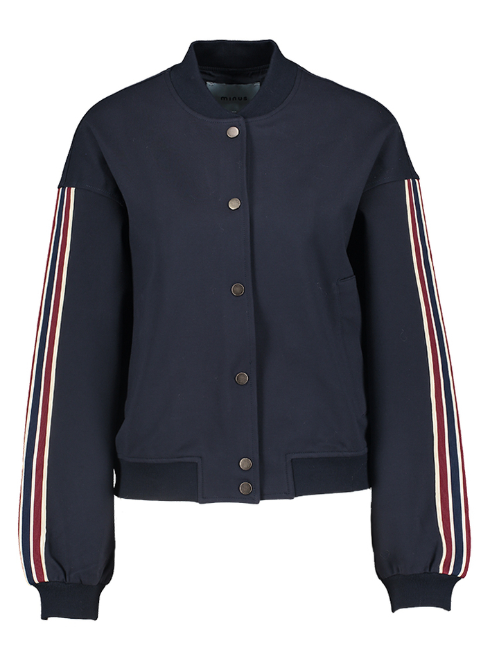 Donkerblauwe bomberjas Marabella Jacket Minus