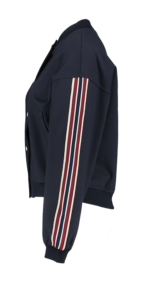 Donkerblauwe bomberjas Marabella Jacket Minus