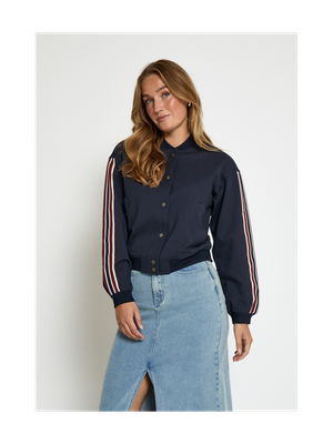 Donkerblauwe bomberjas Marabella Jacket Minus