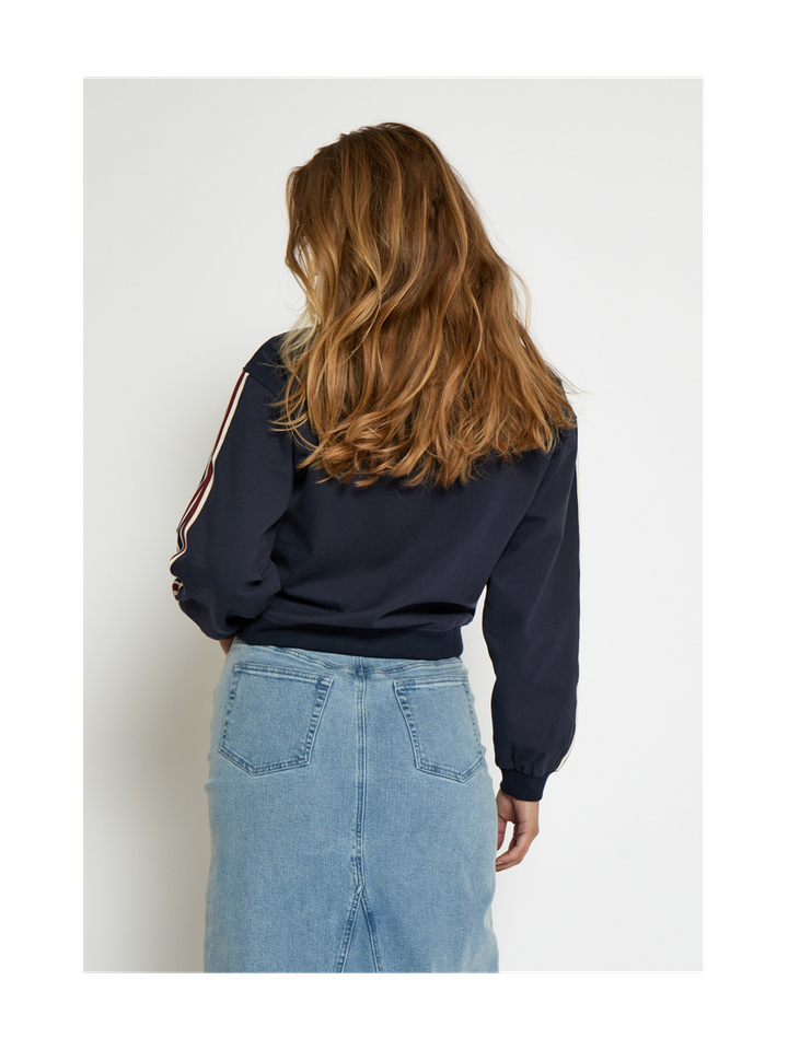 Donkerblauwe bomberjas Marabella Jacket Minus
