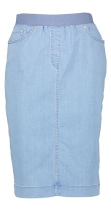 Raphaela by Brax Blauwe jeansrok met elastiek Co'Couture