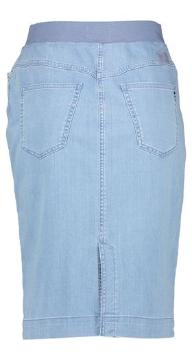 Blauwe jeansrok met elastiek Co'Couture