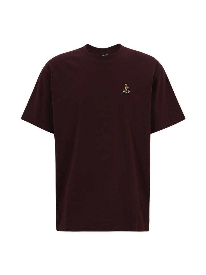 Aubergine t-shirt relaxed What The Duck Iriedaily 