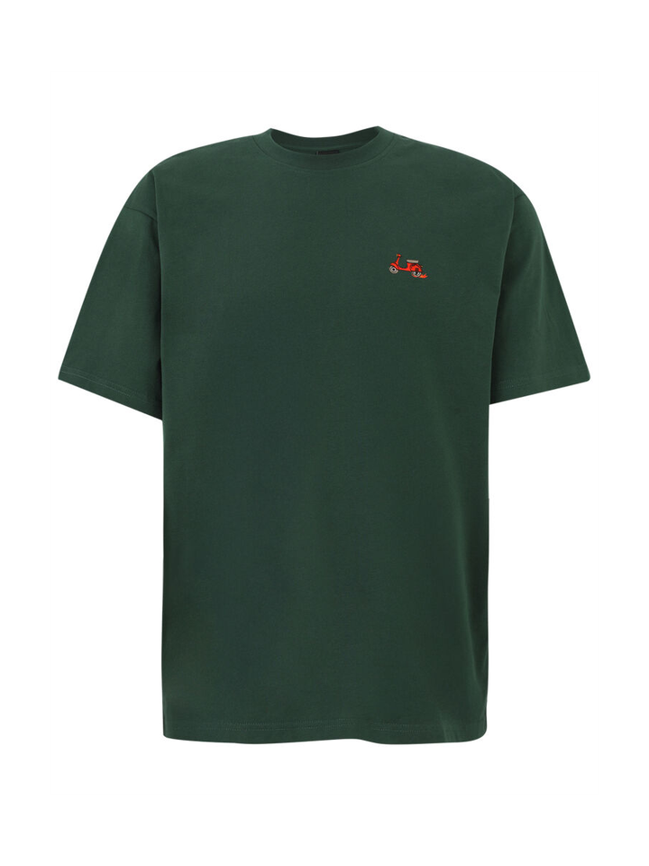 Bottle green relaxed t-shirt Scooter Iriedaily