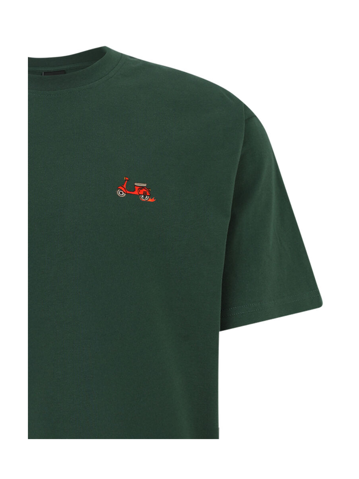 Bottle green relaxed t-shirt Scooter Iriedaily