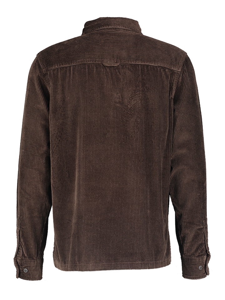 Bruin overhemed in corduroy Bubble Cord Iriedaily