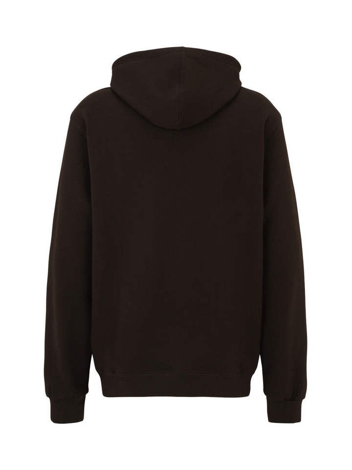 Bruine sweater met kap What The Duck Iriedaily