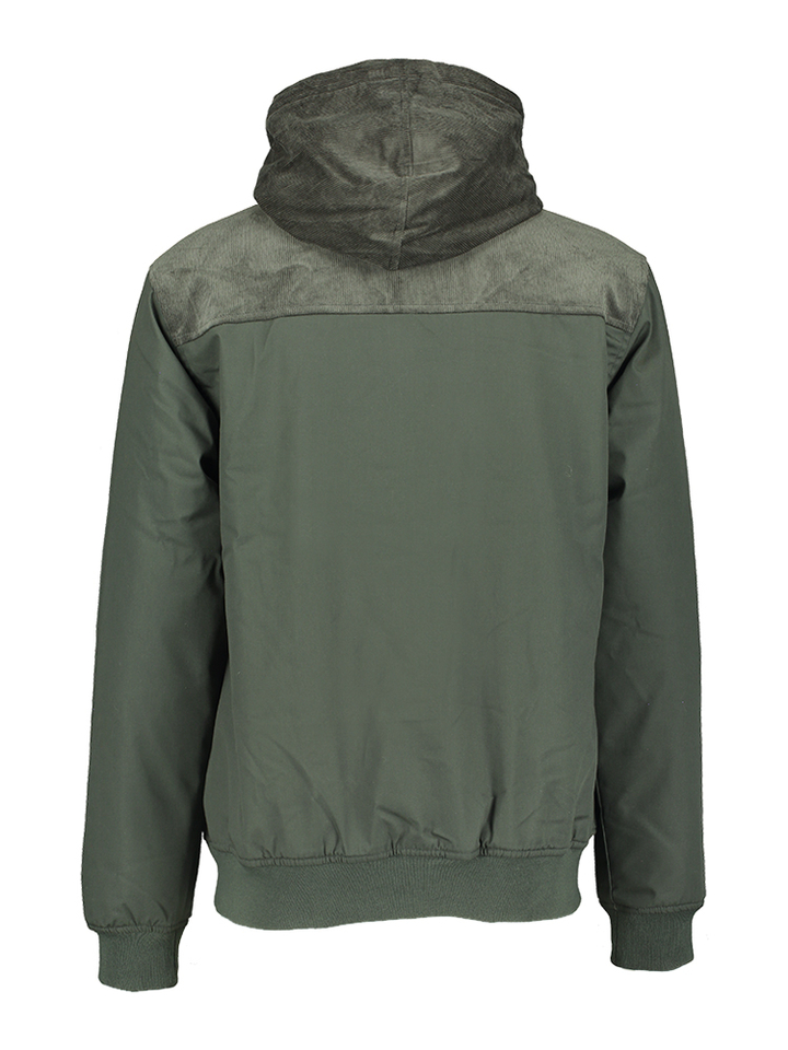 Kaki jas met teddy aan de binnenkant Hafen Iriedaily 