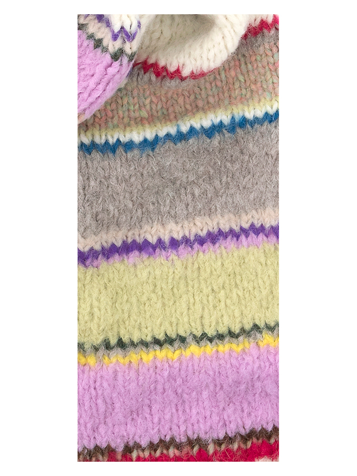 Gestreepte multi-color sjaal Yasmin Inti