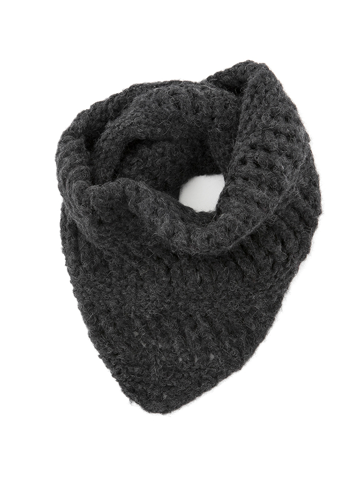 Grijze driehoek sjaal Falie Inti