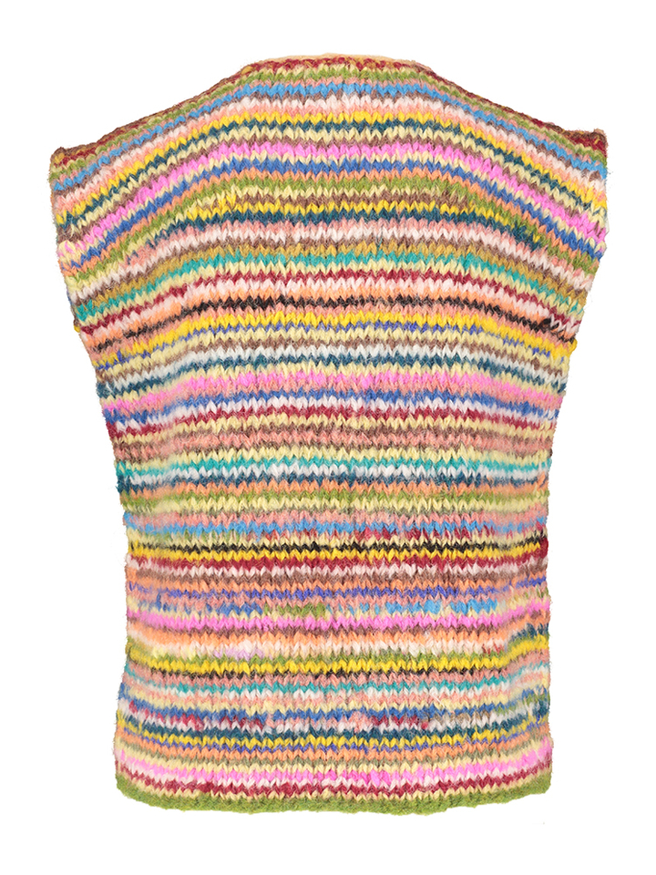 Gekleurde cardigan met knoopsluiting Anabel Inti